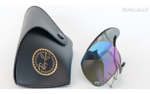 Ray-Ban Shield Titanium (RB8057 004/55 34mm) saules brilles